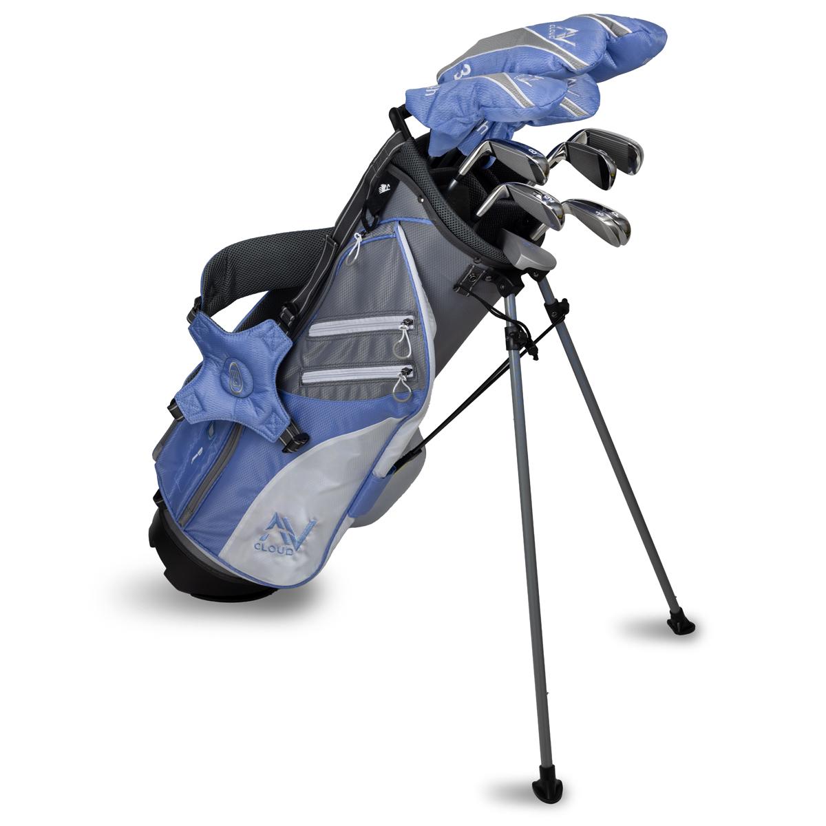 Right Hand AV Cloud-63 11 Club Stand Bag Set, All Graphite, Grey